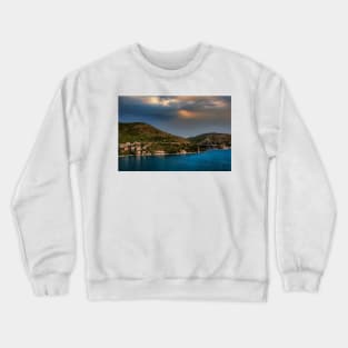 Sailing into Dubrovnik Crewneck Sweatshirt